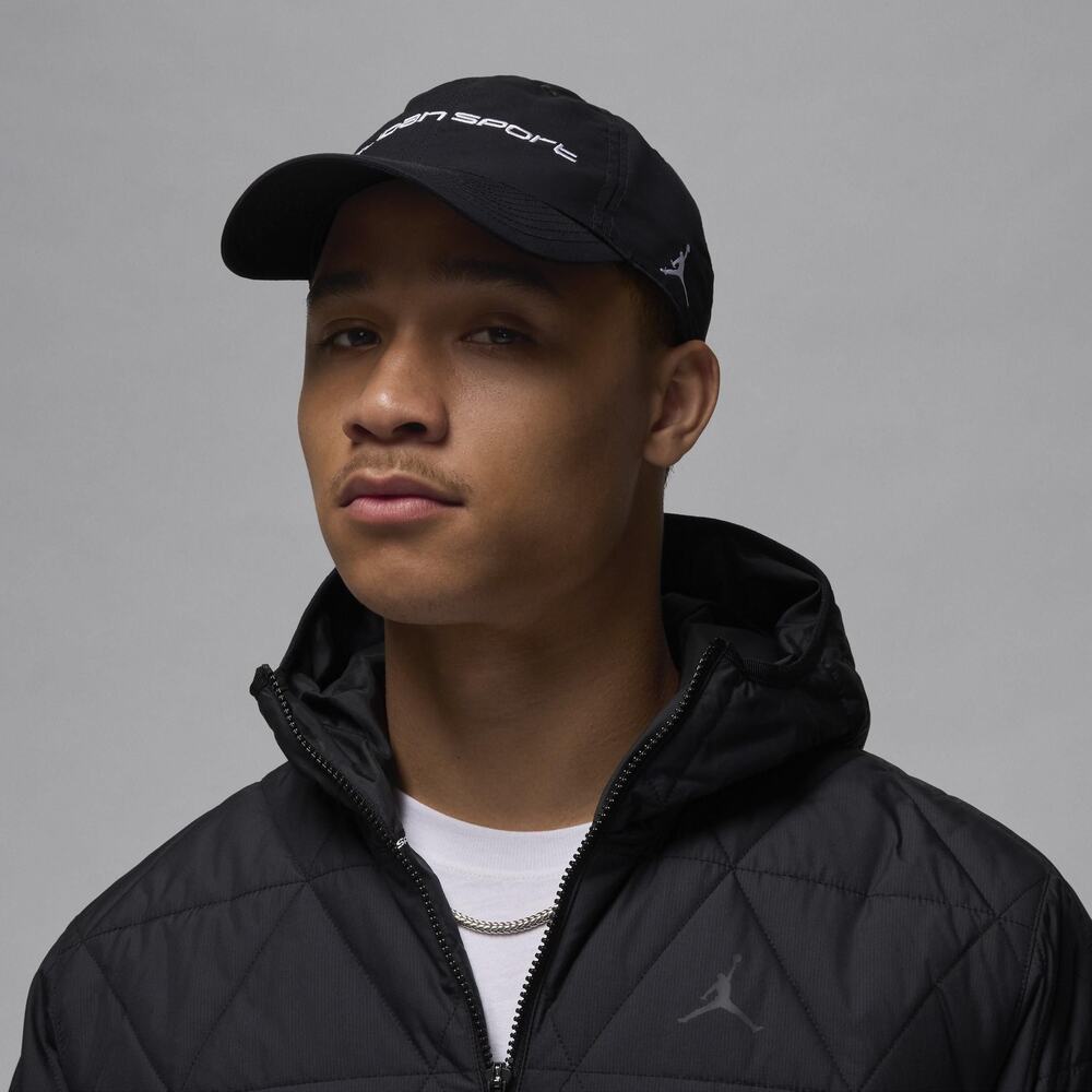 Jordan Club Unstructured Adjustable Hat M/L Black/White